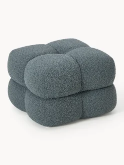 Pouf imbottito in bouclé Ellie