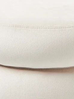 Pouf imbottito in velluto con contenitore Alto