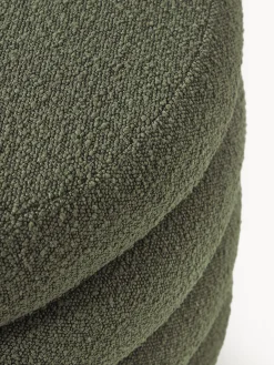Pouf imbottito XLin bouclé con vano contenitore Alto