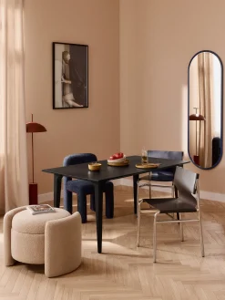 Pouf in teddy con spazio contenitore Benji