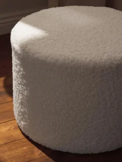 Pouf in teddy Daisy