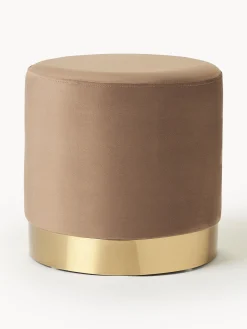 Pouf in velluto Orchid