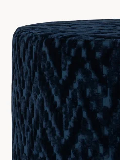 Pouf in viscosa Fossile