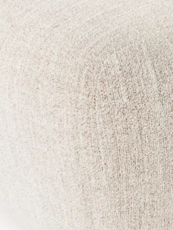 Pouf ovale in bouclé Wolke