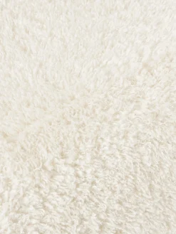 Pouf ovale in teddy Wolke