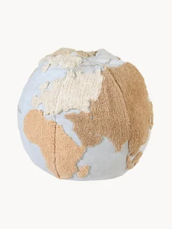 Pouf per bambini fatto a mano World Map