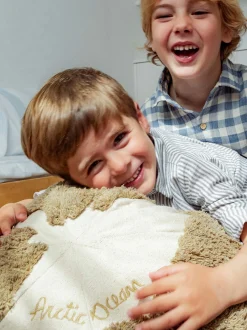 Pouf per bambini fatto a mano Back To School