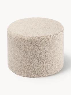 Pouf per bambini in teddy Sugar Ø 40 cm