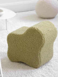 Pouf per bambini in teddy fatto a mano Cloud