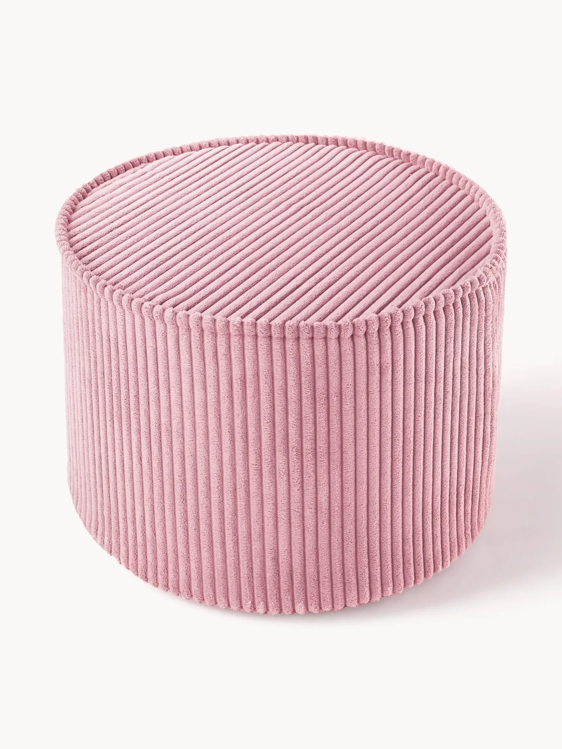 Pouf per bambini in velluto a coste Sugar Ø 40 cm