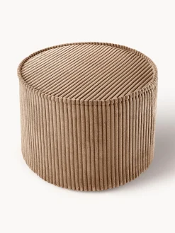 Pouf per bambini in velluto a coste Sugar Ø 40 cm