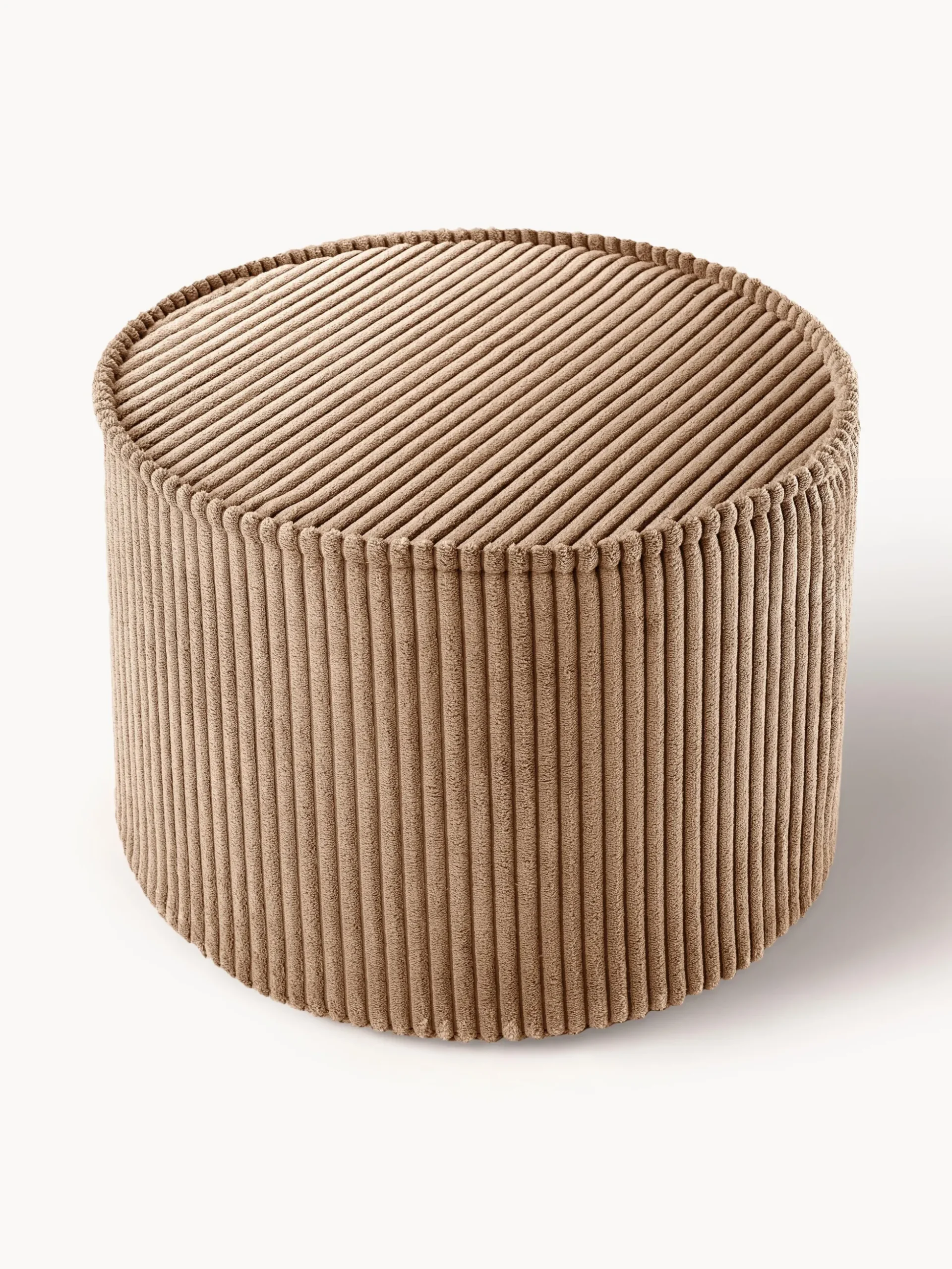 Pouf per bambini in velluto a coste Sugar Ø 40 cm
