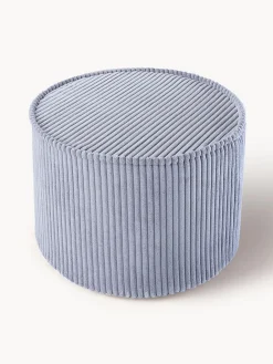 Pouf per bambini in velluto a coste Sugar Ø 40 cm