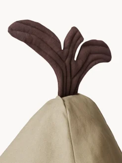 Pouf sacco in cotone organico Pear Bean