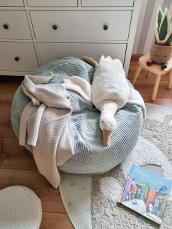 Pouf sacco per bambini in velluto a coste fatto a mano Flora
