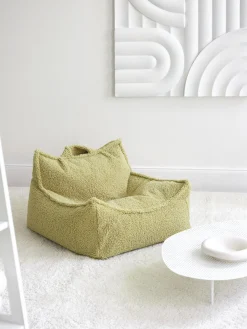 Pouf a sacco per bambini in teddy Sugar