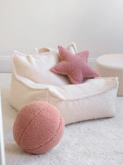 Pouf a sacco per bambini in teddy Sugar