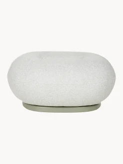 Pouf da esterno girevole in bouclé Pacha