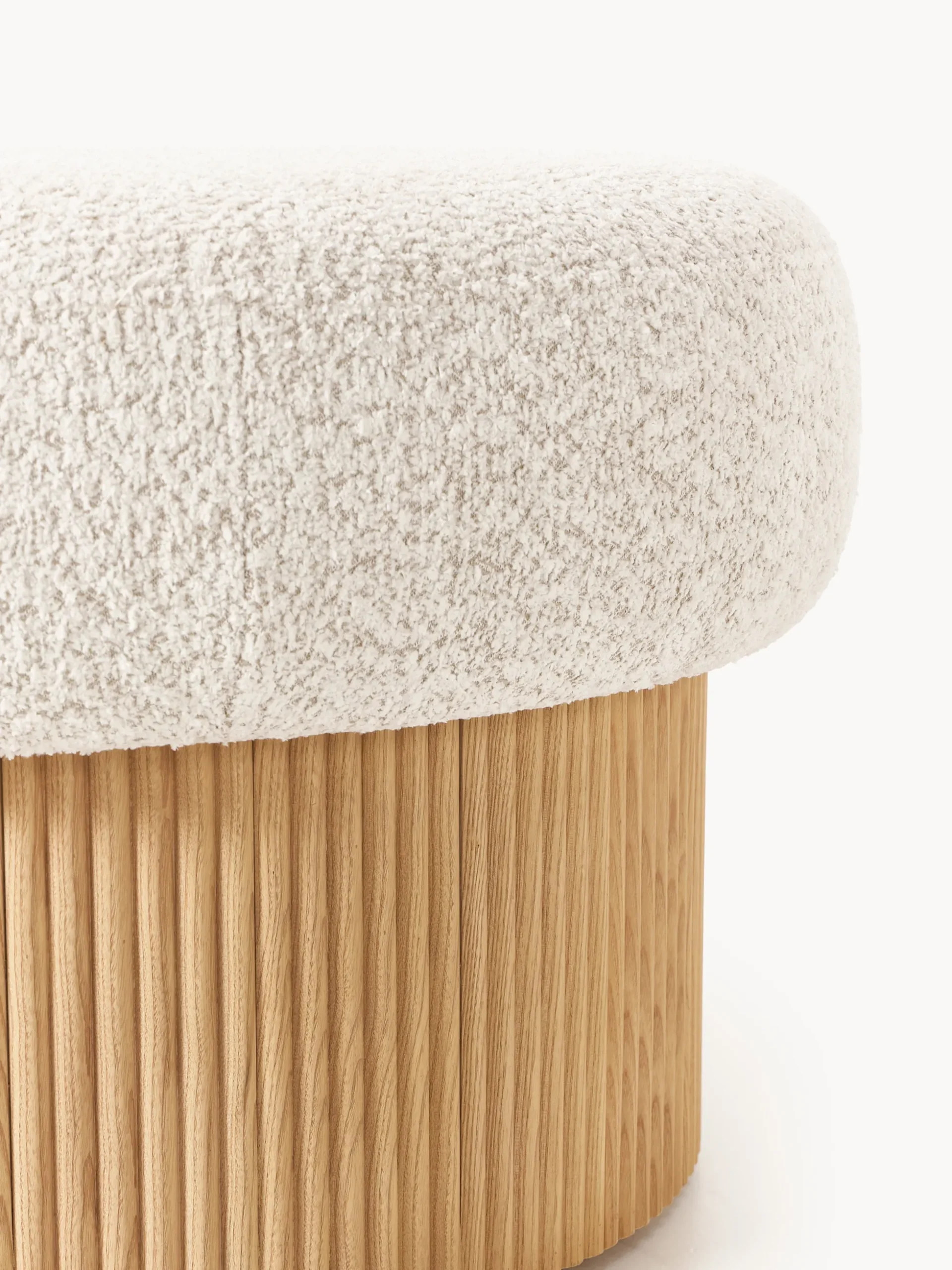 Pouf grande imbottito con contenitore Nala