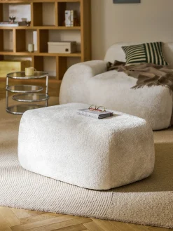 Pouf grande in bouclé Wolke