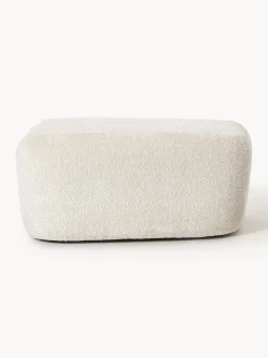 Pouf grande in bouclé Wolke