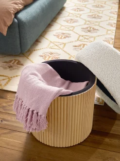 Pouf imbottito con contenitore Nala
