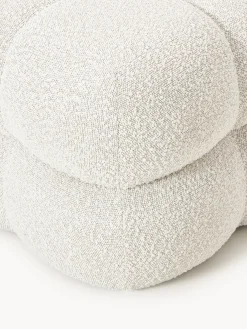 Pouf imbottito in bouclé Ellie