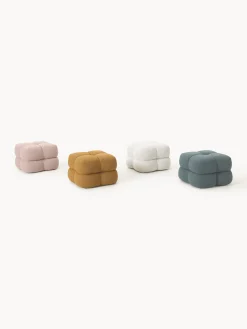 Pouf imbottito in bouclé Ellie