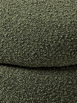 Pouf imbottito in teddy con contenitore Alto