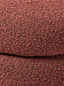 Pouf imbottito in teddy con contenitore Alto