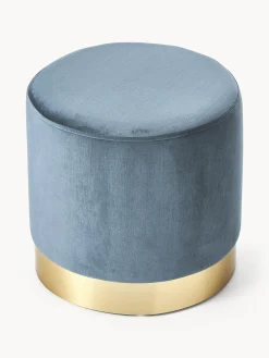 Pouf in velluto Orchid
