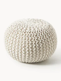 Pouf lavorato a maglia fatto a mano Dori