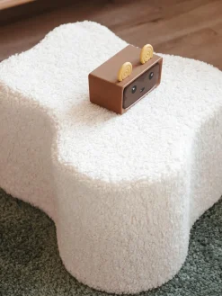 Pouf per bambini in teddy fatto a mano Cloud