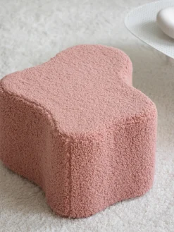 Pouf per bambini in teddy fatto a mano Cloud