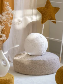 Pouf per bambini in teddy Sugar Ø 65 cm