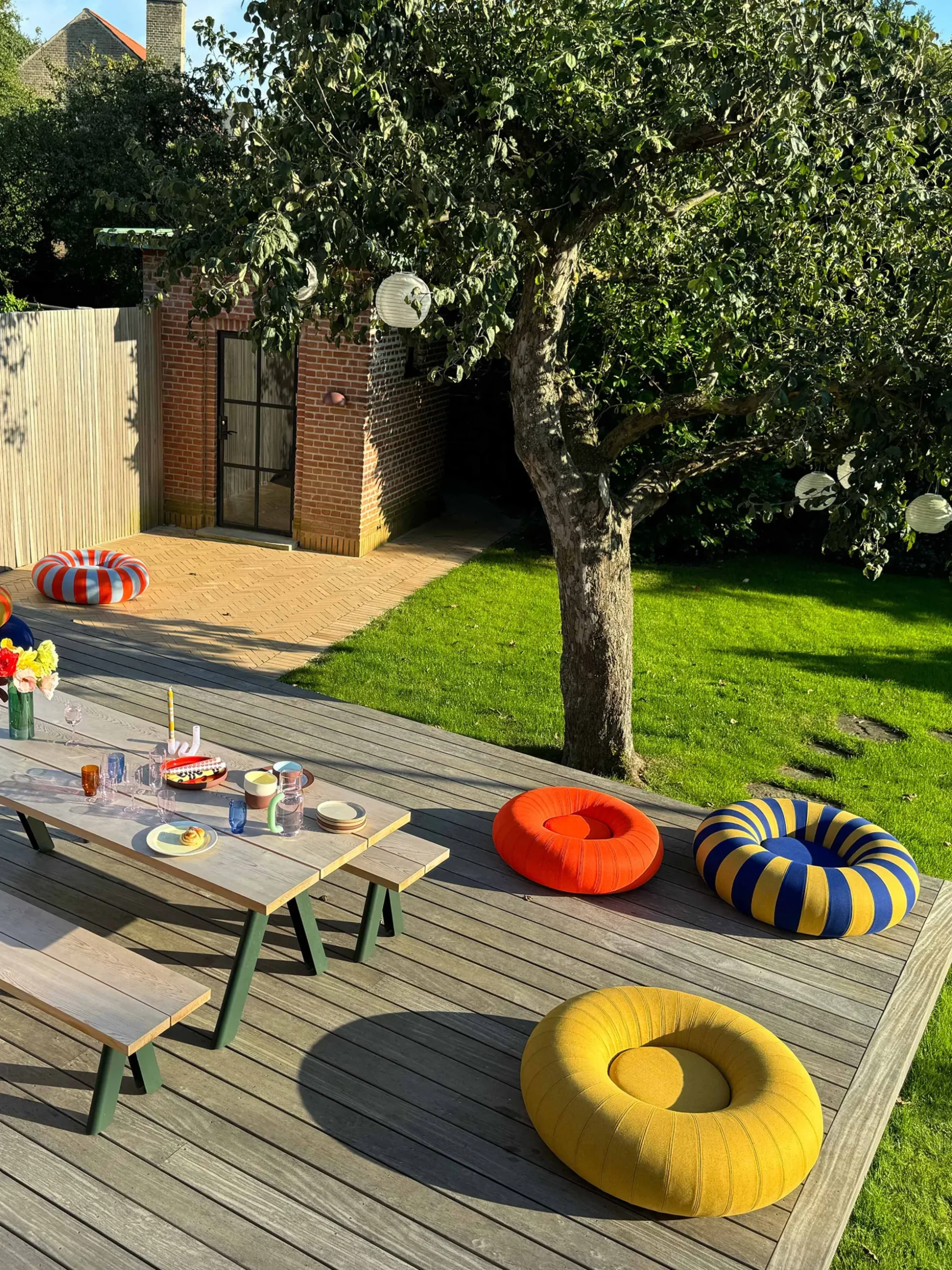 Pouf rotondo Float