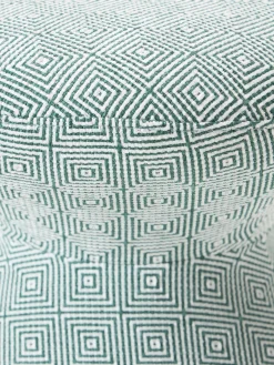 Pouf rotondo imbottito Zig Zag