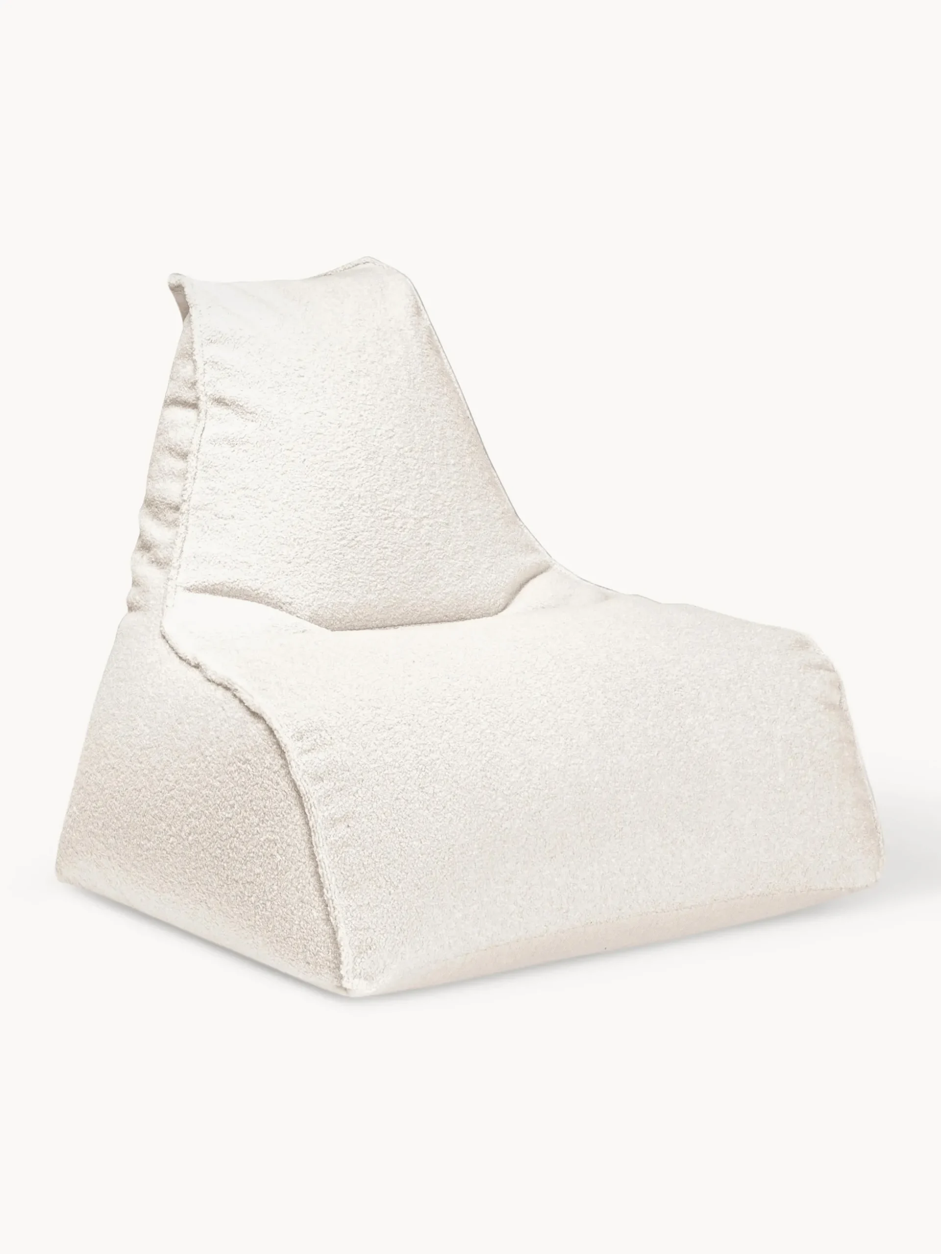 Pouf sacco in bouclé Woolly