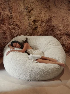 Pouf sacco in teddy Vetsak
