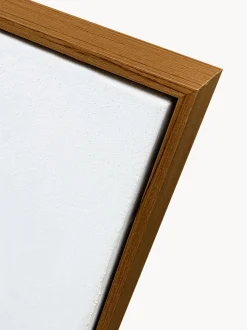 Quadro dipinto a mano con cornice in legno Snorkel Blue