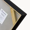 Quadro dipinto a mano con cornice in legno Contrast