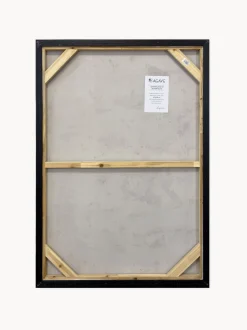 Quadro dipinto a mano con cornice in legno Blend