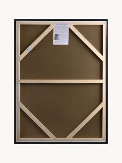 Quadro dipinto a mano con cornice in legno Without