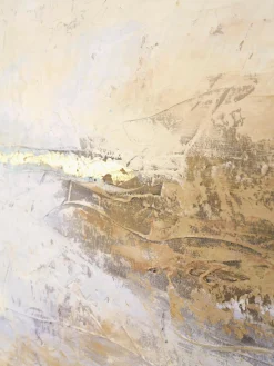 Quadro dipinto a mano con cornice in legno Hydrate