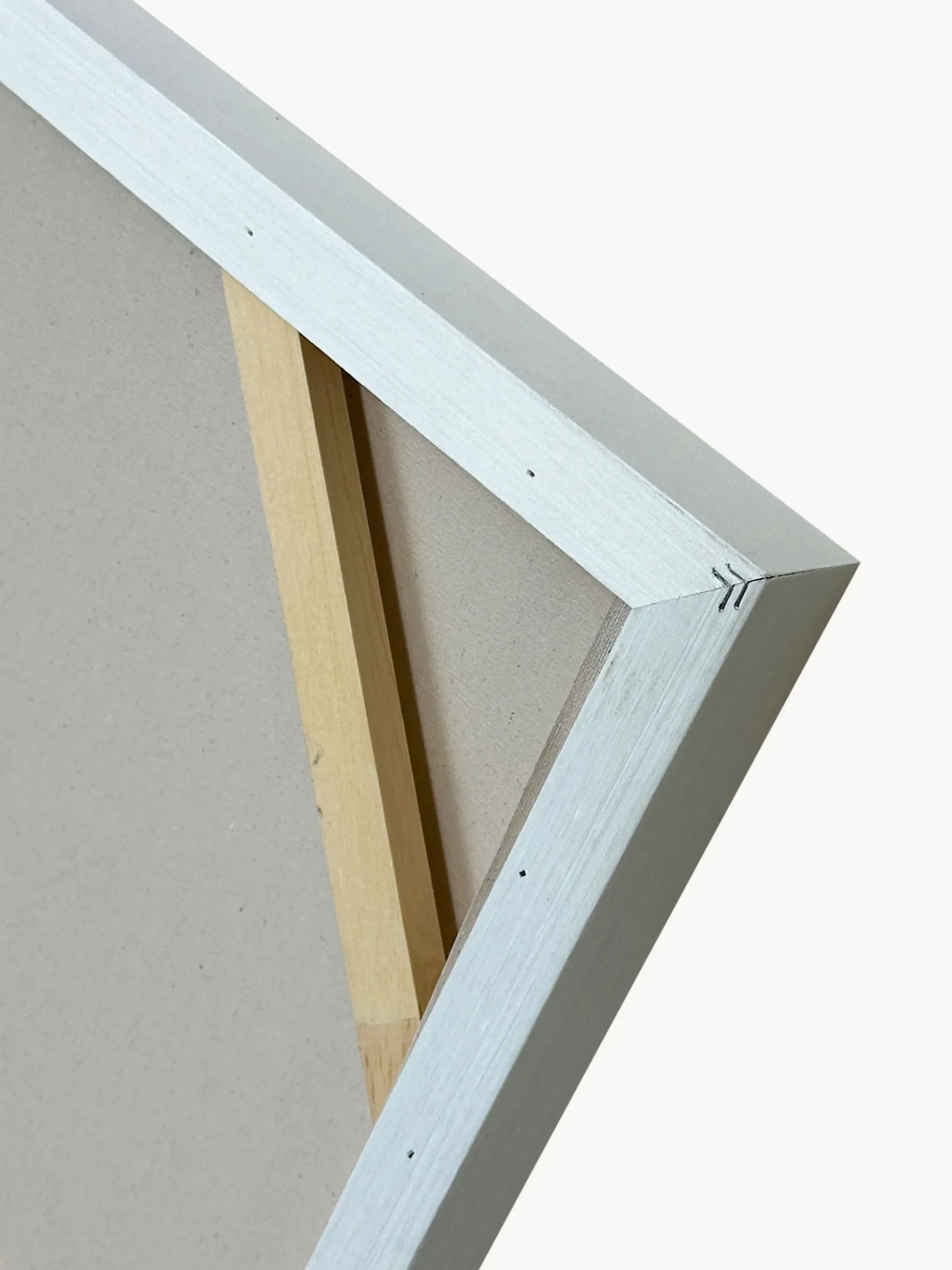 Quadro dipinto a mano con cornice in legno Cross