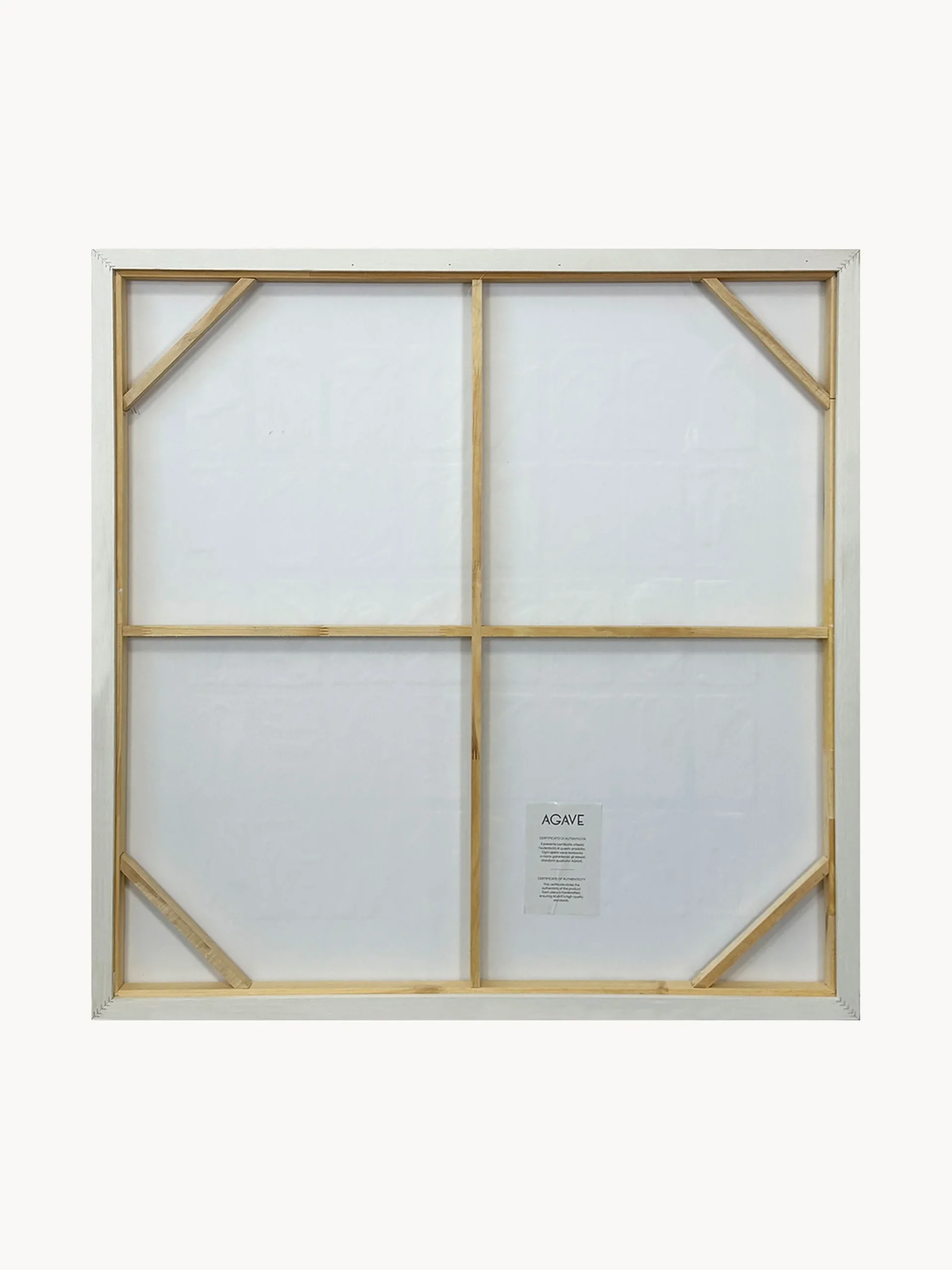 Quadro dipinto a mano con cornice in legno Peirce