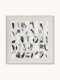 Quadro dipinto a mano con cornice in legno Peirce