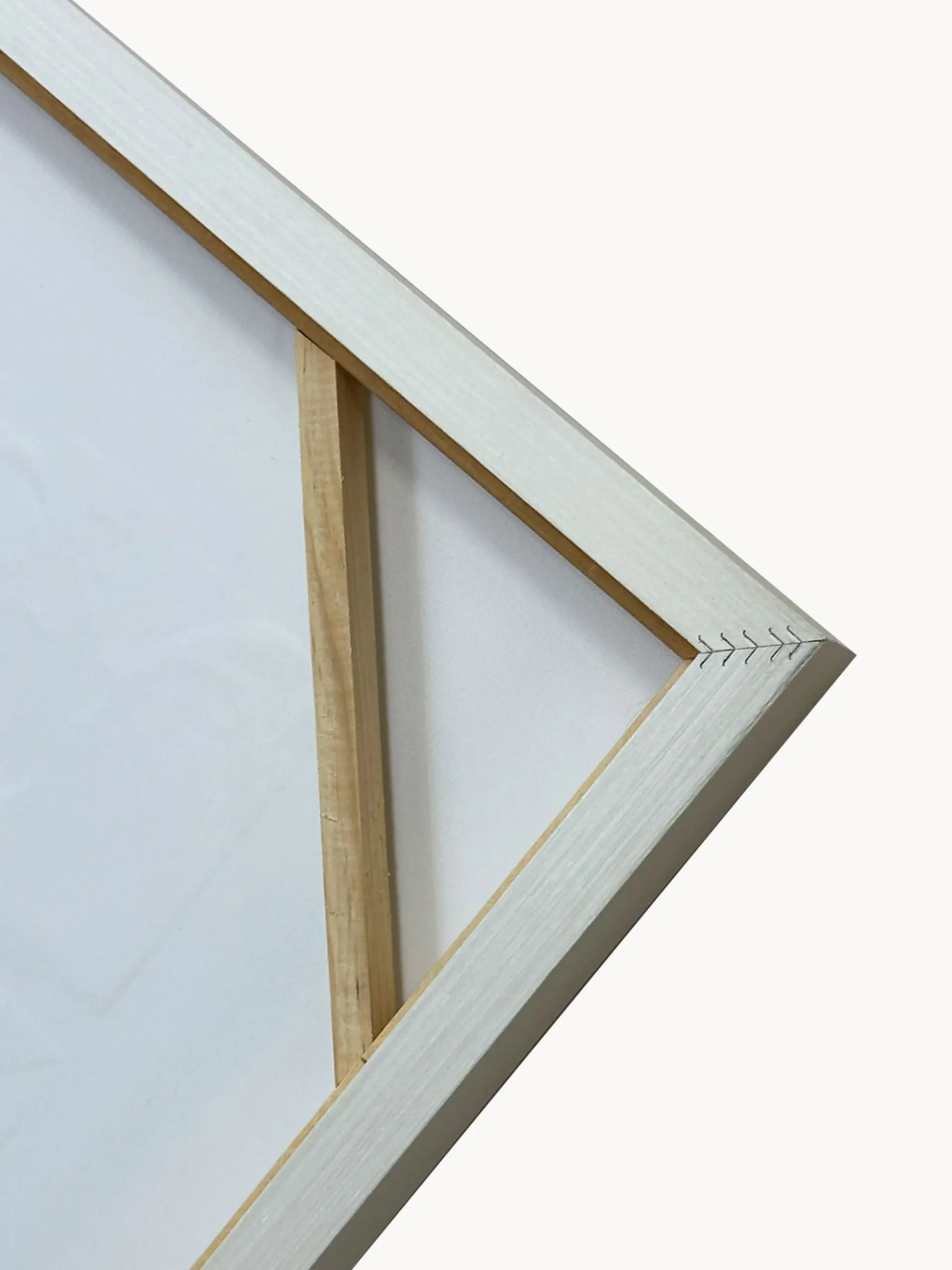 Quadro dipinto a mano con cornice in legno Peirce