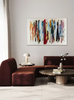 Quadro su tela dipinto a mano Axes