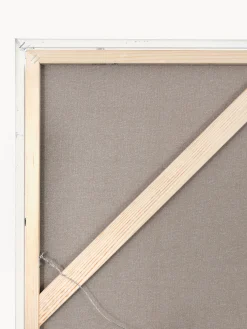 Quadro su tela dipinto a mano con cornice in legno Playblack